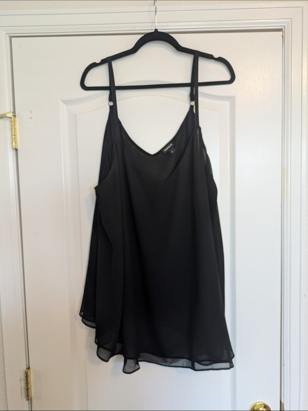 torrid Black Layered Chiffon Camisole